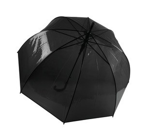 Kimood KI2024 - Transparante Paraplu Zwart