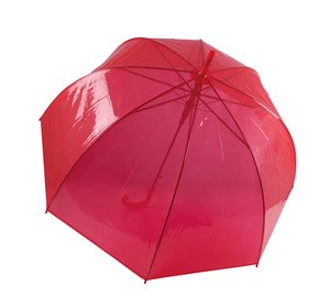 Kimood KI2024 - Transparante Paraplu Rood