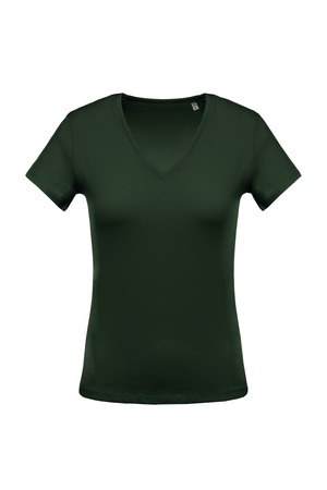 Kariban K390 - Dames-T-shirt met korte mouwen en V-hals