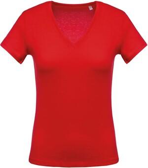 Kariban K390 - Dames-T-shirt met korte mouwen en V-hals