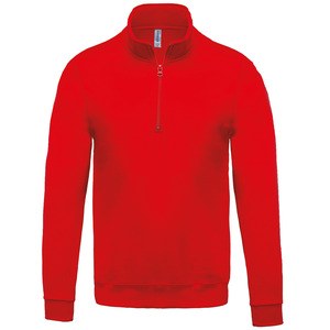 Kariban K478 - Sweater met ritshals Rood