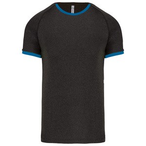 Proact PA406 - Sportief T-shirt Donkergrijze Heide / Tropisch Blauw