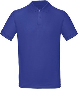 B&C CGPM430 - Men's organic polo shirt Kobaltblauw