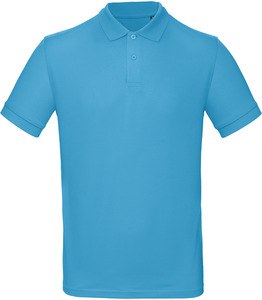 B&C CGPM430 - Men's organic polo shirt Zeer turquoise
