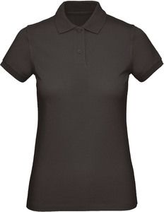 B&C CGPW440 - Ladies' organic polo shirt Zwart