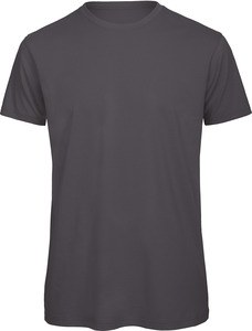 B&C CGTM042 - Organic Cotton Crew Neck T-shirt Inspire Donkergrijs