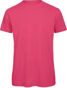 B&C CGTM042 - Organic Cotton Crew Neck T-shirt Inspire Fuchsia
