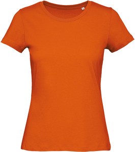 B&C CGTW043 - Organic Cotton Inspire Crew Neck T-shirt / Woman Oranje