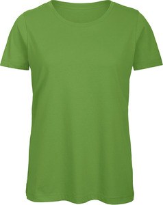 B&C CGTW043 - Katoenen Inspire Crew Neck T-shirt / Vrouw Echt groen