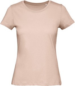 B&C CGTW043 - Organic Cotton Inspire Crew Neck T-shirt / Woman Duizendjarig Roze
