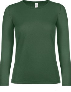 B&C CGTW06T - #E150 Dames-T-shirt lange mouwen Fles groen
