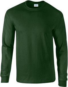 Gildan GI2400 - Ultra Cotton Adult T-Shirt Lange Mouw Bosgroen