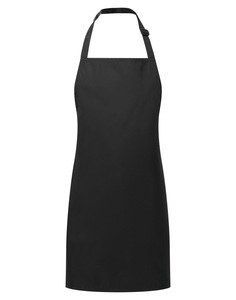 Premier PR145 - Waterdichte schort met bovenstuk “Essential” Zwart