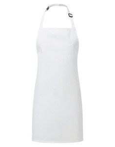 Premier PR145 - Waterdichte schort met bovenstuk “Essential” Wit