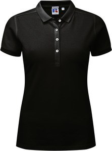 Russell RU566F - Ladies' Stretch Polo Shirt Zwart