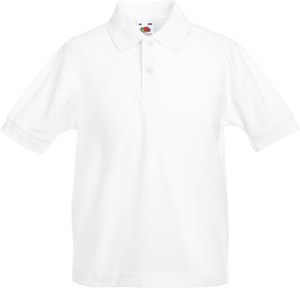 Fruit of the Loom SC63417 - 65/35 Kids' polo shirt Wit