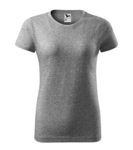 Malfini 134 - T-shirt Basic Dames Donkerblauw grijs