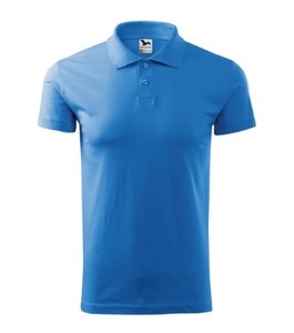 Malfini 202 - Polo Shirt Single J. Heren blauw azur
