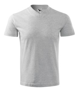 Malfini 102 - V-hals T-shirt Uniseks gris chiné helder