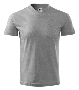 Malfini 102 - V-hals T-shirt Uniseks Donkerblauw grijs