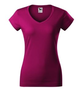 Malfini 162 - V-hals T-shirt Fit Dames FUCHSIA ROOD