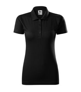 Malfini 223 - Polo Shirt Single J. Dames Zwart