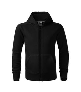 Malfini 412 - Trui Trendy Zipper Kinderen Zwart