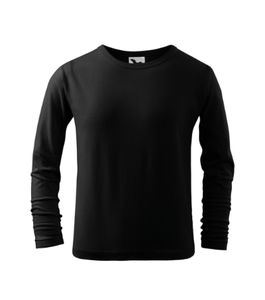 Malfini 121 - T-shirt Fit-T LS Kinderen Zwart