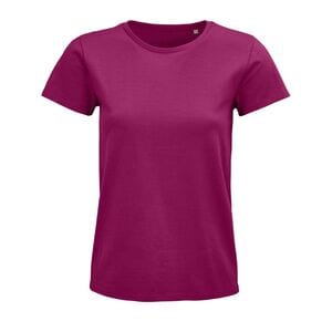 SOL'S 03579 - Pioneer Women T Shirt Dames Jersey Ronde Hals Getailleerd Fuchsia