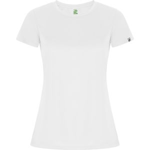 Roly CA0428 - IMOLA WOMAN Getailleerde T-shirt met raglanmouwen in technisch weefsel van gerecycleerd polyester CONTROL DRY