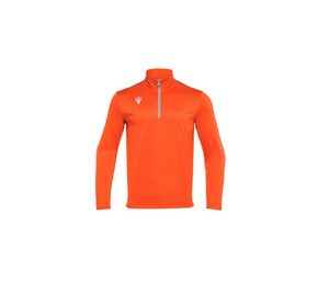 MACRON MA5418 - Ademend T-shirt met ritssluiting Oranje