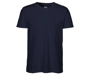 Neutral O61005 - T-shirt met V-hals voor heren Marine