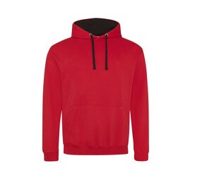 AWDIS JH003 - Hoodie met capuchon Contrast