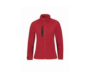 B&C BC664 - Softshell jas dames Diep rood