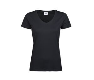 TEE JAYS TJ5005 - T-shirt femme col V Zwart