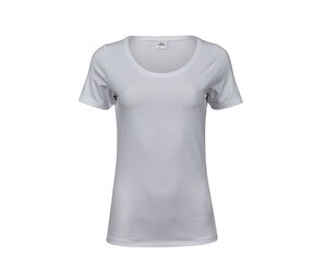 TEE JAYS TJ450 - T-shirt stretch ronde hals dames Wit