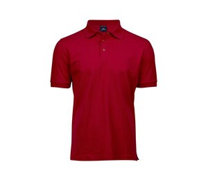 Tee Jays TJ1405 - Luxe stretch polo Heren Rood