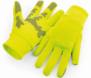 Beechfield BF310 - Softshell Sports Gloves Fluorescerend geel
