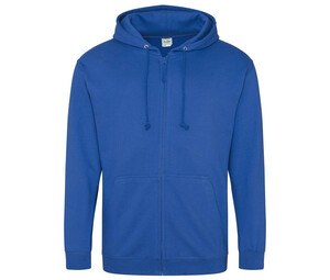 AWDIS JH050 - Hoodie met Rits Koningsblauw