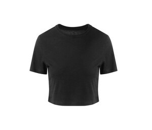 JUST T'S JT006 - T-shirt cropped Effen zwart