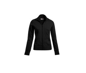 Promodoro PM5295 - Dames sweatshirt met grote rits Zwart