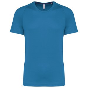 PROACT PA4012 - Gerecycled herensport-T-shirt met ronde hals Aqua Blauw