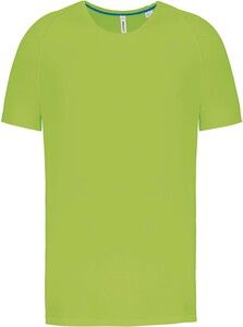 PROACT PA4012 - Gerecycled herensport-T-shirt met ronde hals Kalk