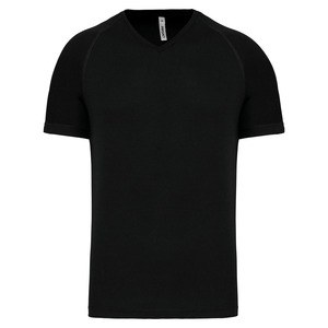 PROACT PA476 - Heren-sport-t-shirt V-hals Zwart
