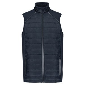 WK. Designed To Work WK606 - Bodywarmer DayToDay in twee stoffen Marine / Zilver