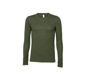 Bella + Canvas BE3501 - Unisex T-shirt met lange mouwen Militair groen