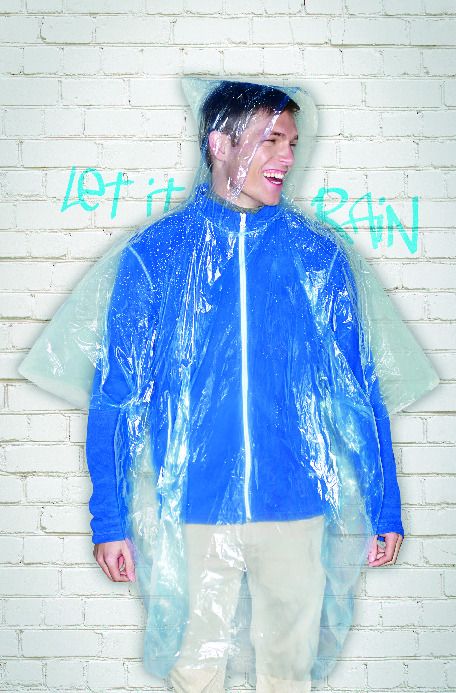 GiftRetail IT0972 - SPRINKLE Opvouwbare poncho