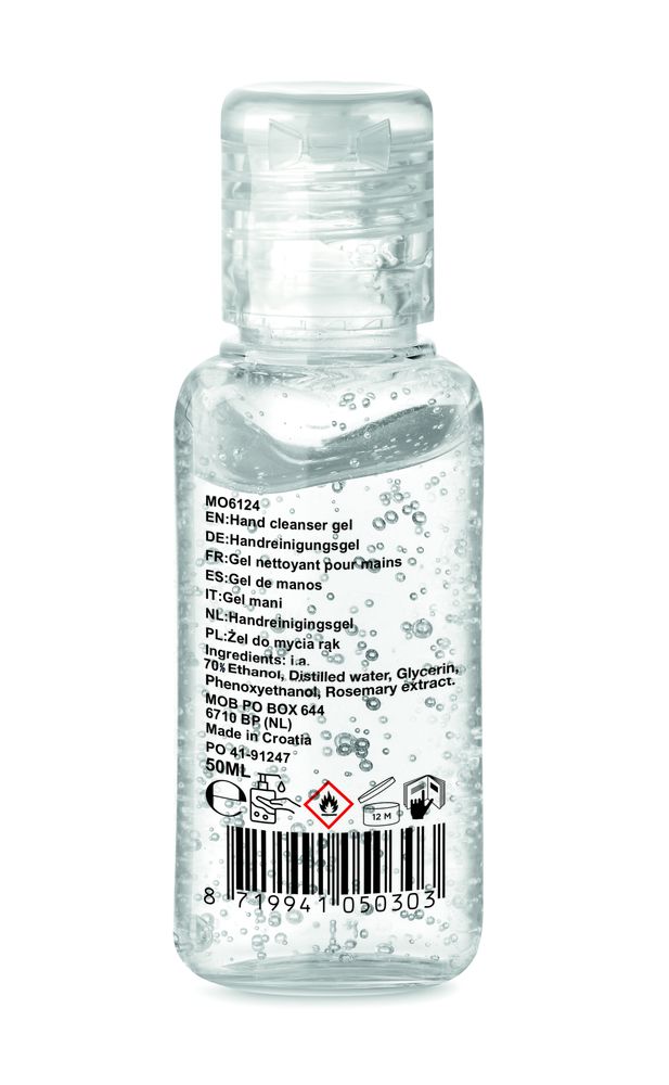 GiftRetail MO6124 - GEL 50 Handreinigingsgel 50 ml