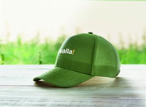GiftRetail MO6176 - NAIMA CAP Hennep baseball cap Groen