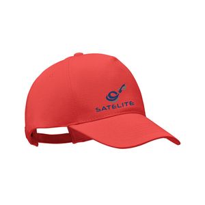 GiftRetail MO6432 - BICCA CAP Baseball cap biologisch katoen Rood